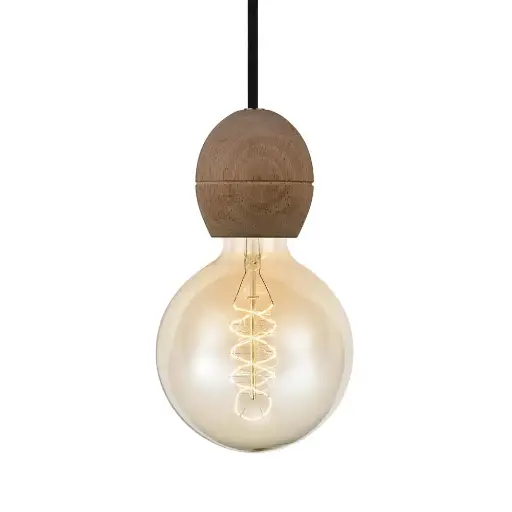 [HALO-716814] HALO DESIGN 716814 | LIGHT CABLE-SET E27 DARK WOOD IP20