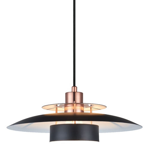 [HALO-990242] HALO DESIGN 990242 | SØRUP PENDANT Ø40 BLACK/COPPER IP20