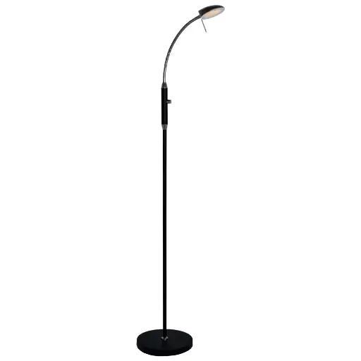 [HALO-716005] HALO DESIGN 716005 | VEGAS FLOOR LAMP LED 7W 1L BLACK 3000K 7W DIMMABLE IP20