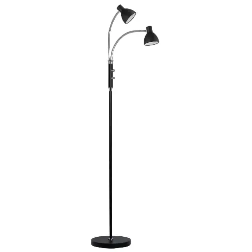 [HALO-716685] HALO DESIGN 716685 | HUDSON FLOOR LAMP LED 2L BLACK 3000K 10W DIMMABLE IP20