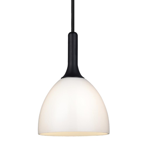 [HALO-742233] HALO DESIGN 742233 | BELLEVUE PENDANT Ø14 G9, OPAL / BLACK-WOOD IP20