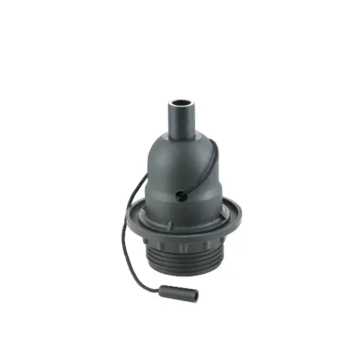 [HALO-717699] HALO DESIGN 717699 | PLASTIC SOCKET WITH CORD SWITCH BLACK IP20
