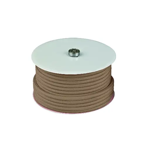 [HALO-122233] HALO DESIGN 122233 | CABLE-ROLL TEXTILE 2*0,75MM, BRUN 25M N.A.