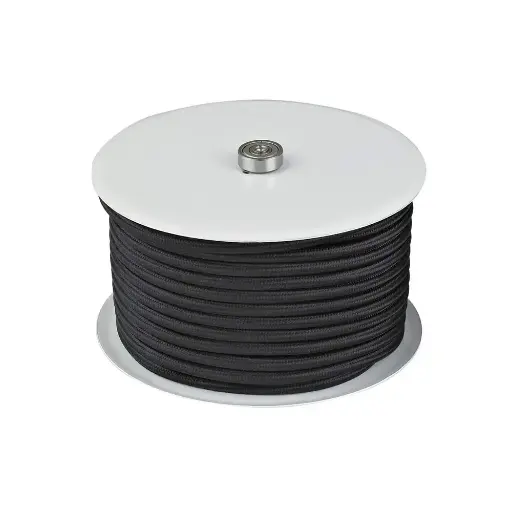 [HALO-189339] HALO DESIGN 189339 | CABLE-ROLL TEXTILE BLACK 25M N.A.