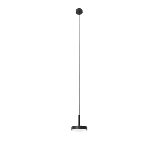 [ROB-06068] ROBIN 06068 | RAFAELA PENDANT MONO 27K - MATTE BLACK AND MATTE POLISHED BRASS