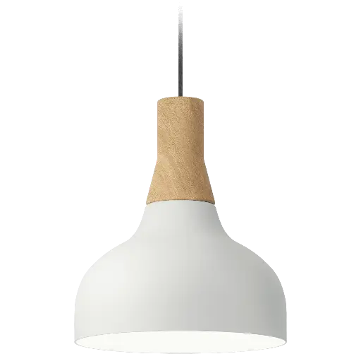[ROB-01650] ROBIN 01650 | REIKO PENDANT CONE - MATTE WHITE