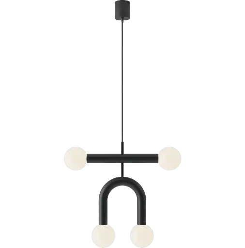 [ROB-00509] ROBIN 00509 | RIGOBERTA PENDANT DUO SUPER CURVED - MATTE BLACK