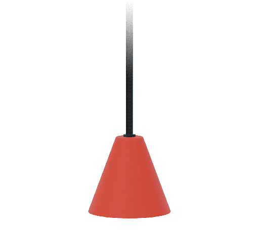 [ROB-02688] ROBIN 02688 | RIMINI PENDANT DALI - MATTE TERRACOTTA RED