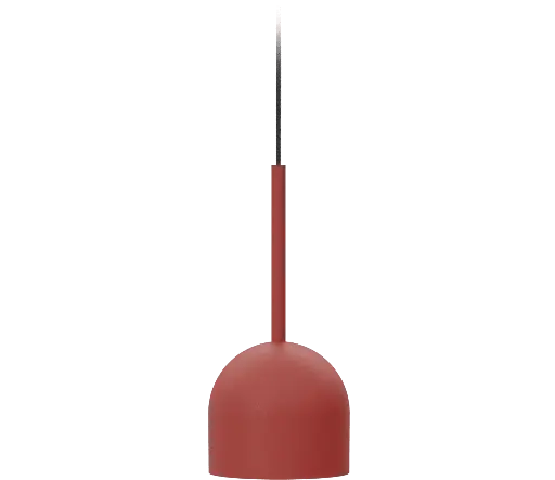 [ROB-00868] ROBIN 00868 | RIO PENDANT 12 - MATTE TERRACOTTA RED