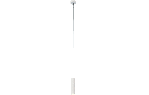 [ROB-02558] ROBIN 02558 | ROSE PENDANT 16 - MATTE WHITE