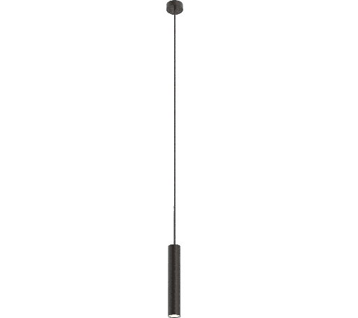 [ROB-02572] ROBIN 02572 | ROSE PENDANT 25 - MATTE BLACK