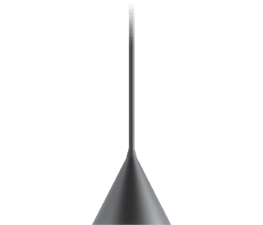 [ROB-00998] ROBIN 00998 | RUBI PENDANT MONO - MATTE BLACK AND GOLD