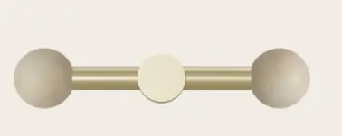 [ROB-07034] ROBIN 07034 | RIGOBERTA WALL DIRECT DUO - GOLD AND ALABASTER SPHERE
