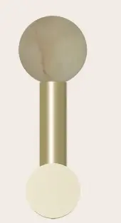 [ROB-07041] ROBIN 07041 | RIGOBERTA WALL DIRECT MONO - GOLD AND ALABASTER SPHERE