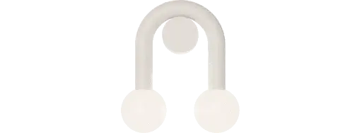 [ROB-00240] ROBIN 00240 | RIGOBERTA WALL DIRECT SUPER CURVED - MATTE WHITE