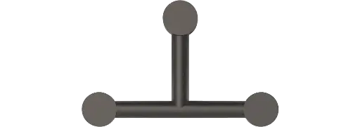 [ROB-00301] ROBIN 00301 | RIGOBERTA WALL INDIRECT TRIO - MATTE BLACK