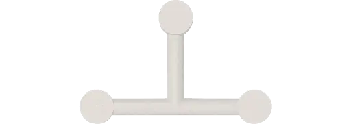 [ROB-00363] ROBIN 00363 | RIGOBERTA WALL INDIRECT TRIO - MATTE WHITE