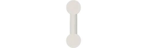 [ROB-00226] ROBIN 00226 | RIGOBERTA WALL INDIRECT MONO - MATTE WHITE