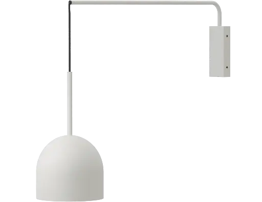 [ROB-00882] ROBIN 00882 | RIO WALL SINGLE ARM - MATTE WHITE