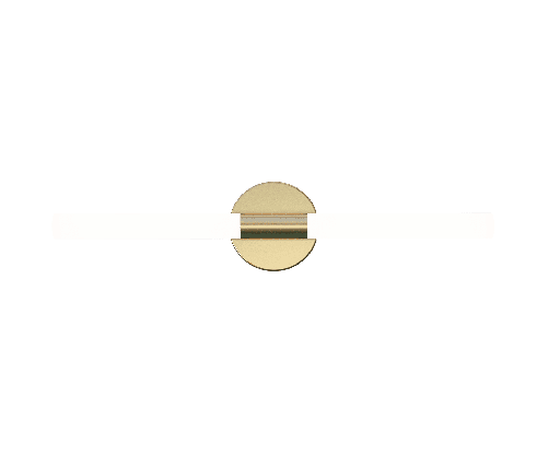 [ROB-02657] ROBIN LAMPS 02657 | ROOS WALL - GOLD