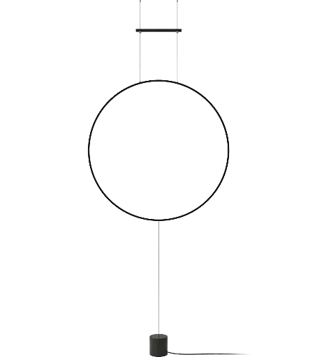 [ROB-01155] ROBIN LAMPS 01155 | RAMONA FLOOR - MAT BLACK