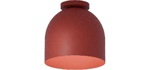 [ROB-00950] ROBIN 00950 | RIO CEILING - MATTE TERRACOTTA RED