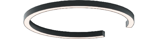 [ROB-01384] ROBIN 01384 | ROBERTA CEILING 65 - MATTE BLACK