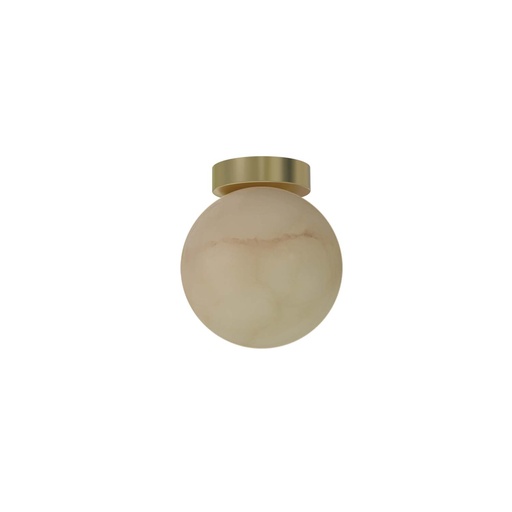 [ROB-06655] ROBIN 06655 | ROYAL CEILING SIMPLE - MATTE POLISHED BRASS BASE AND ALABASTER SPHERE
