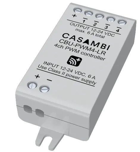 [CAS-CBU-PWM4-LR] CASAMBI CBU-PWM4-LR | BLUETOOTH 12-24V PWM CONTROLLER 4CH