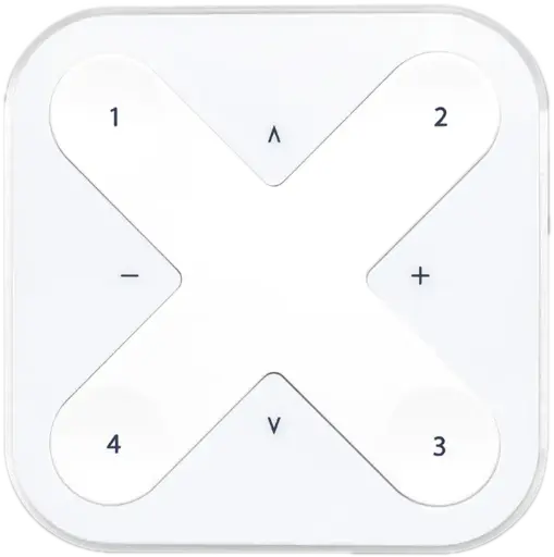 [CAS-X-PRESS-LR-W] CASAMBI X-PRESS-LR-W | XPRESS WALL SWITCH 4-CHANNEL WITH BATTERY / WHITE
