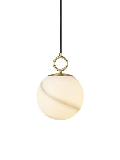 [HALO-745548] HALO DESIGN 745548 | STOCKHOLM - PENDANT LAMP Ø18 - MARBLE GREY IP20