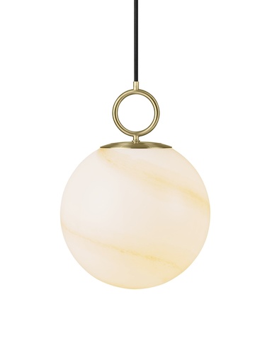 [HALO-745609] HALO DESIGN 745609 | STOCKHOLM - PENDANT LAMP Ø24 - MARBLE BROWN IP20