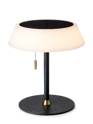[HALO-801404] HALO DESIGN 801404 | SOLAR PORTABLE TABLE LAMP - BLACK 2700K 1,2W DIMMABLE IP54