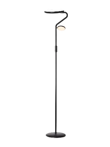 [HALO-746842] HALO DESIGN 746842 | SLIM UPLIGHT FLOOR LAMP - BLACK 3000/4000/5700/6800K 24W DIMMABLE IP20