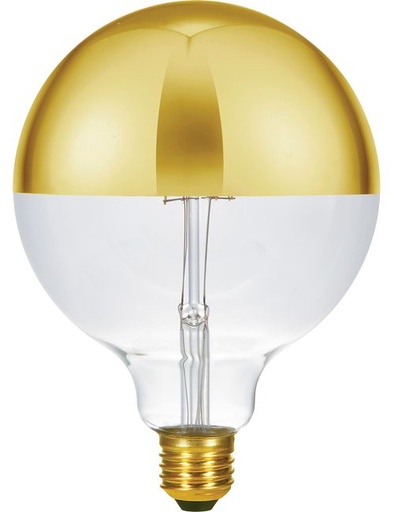 [SPL-LX023825822] SPL LIGHTING LX023825822 | LED E27 FILA GLOBE TOP MIRROR G125X180 230V 520LM 6.5W 925 AC GOLD DIM