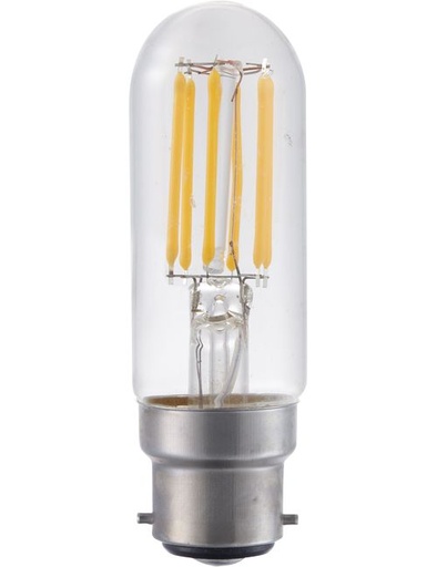 [SPL-LX229505622] SPL LIGHTING LX229505622 | LED BA22D FILAMENT TUBE T30X95MM 230V 500LM 5W 2700K 927 360° AC CLEAR DIMMABLE