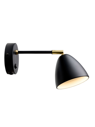 [HALO-747870] HALO DESIGN 747870 | ROOM WALL BLACK-BRASS 5W DIMMABLE IP20