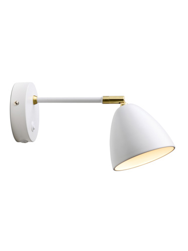 [HALO-747863] HALO DESIGN 747863 | ROOM WALL WHITE-BRASS 5W DIMMABLE IP20