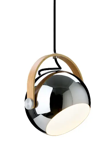 [HALO-734443] HALO DESIGN 734443 | DC BALL PENDANT Ø18 - CHROM 28W DIMMABLE IP20
