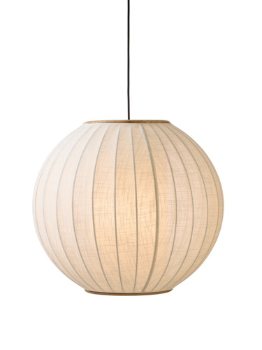 [HALO-749270] HALO DESIGN 749270 | BALLOON PENDANT Ø70 LINEN WHITE 40W DIMMABLE IP20