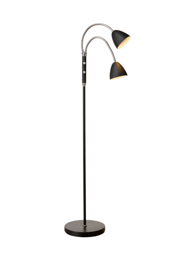 [HALO-747856] HALO DESIGN 747856 | ROOM FLOOR 2L BLACK/ CHROM 3000K 35W DIMMABLE IP20